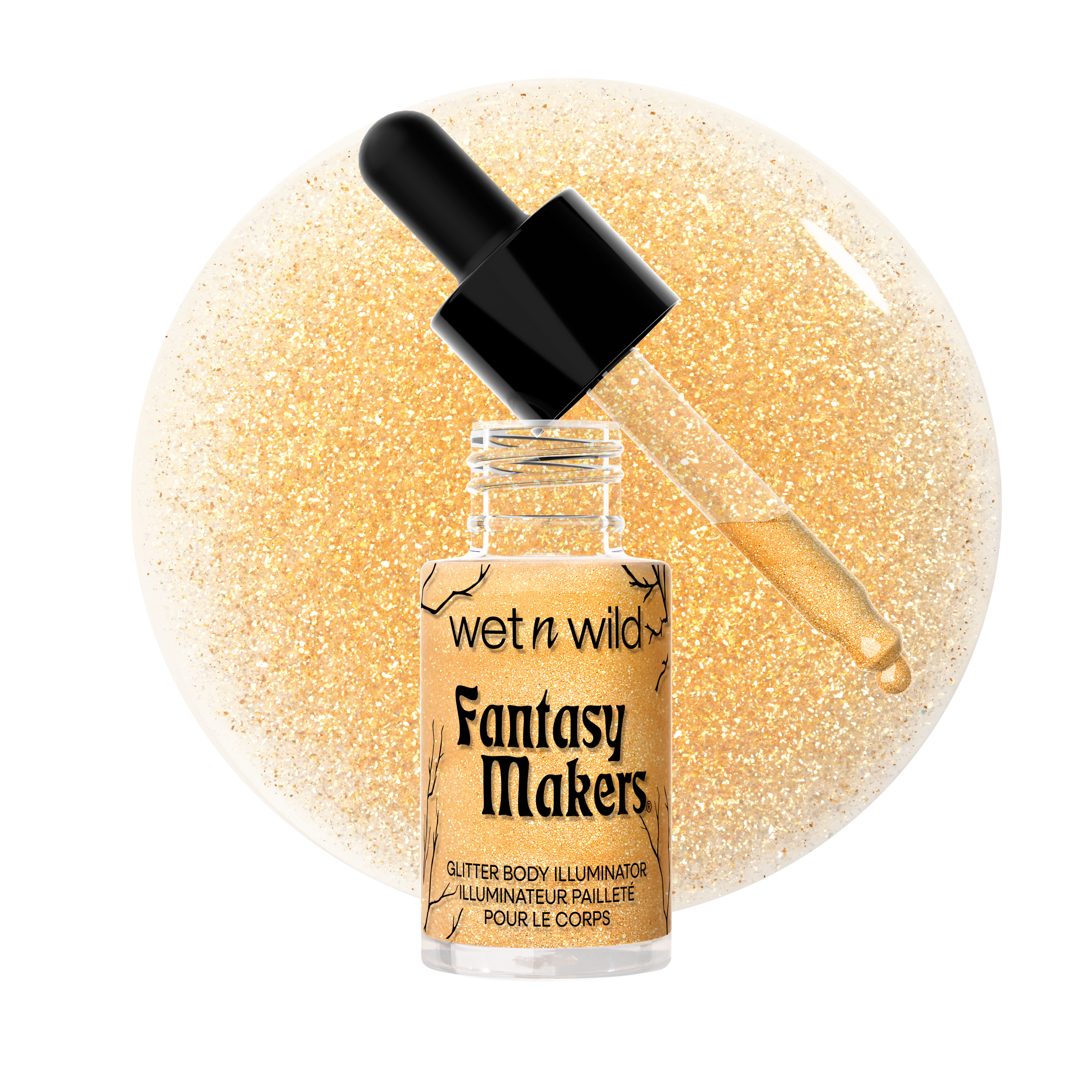 wet n wild GLITTER BODY ILLUMINATOR | FOUNTAIN OF GOLD