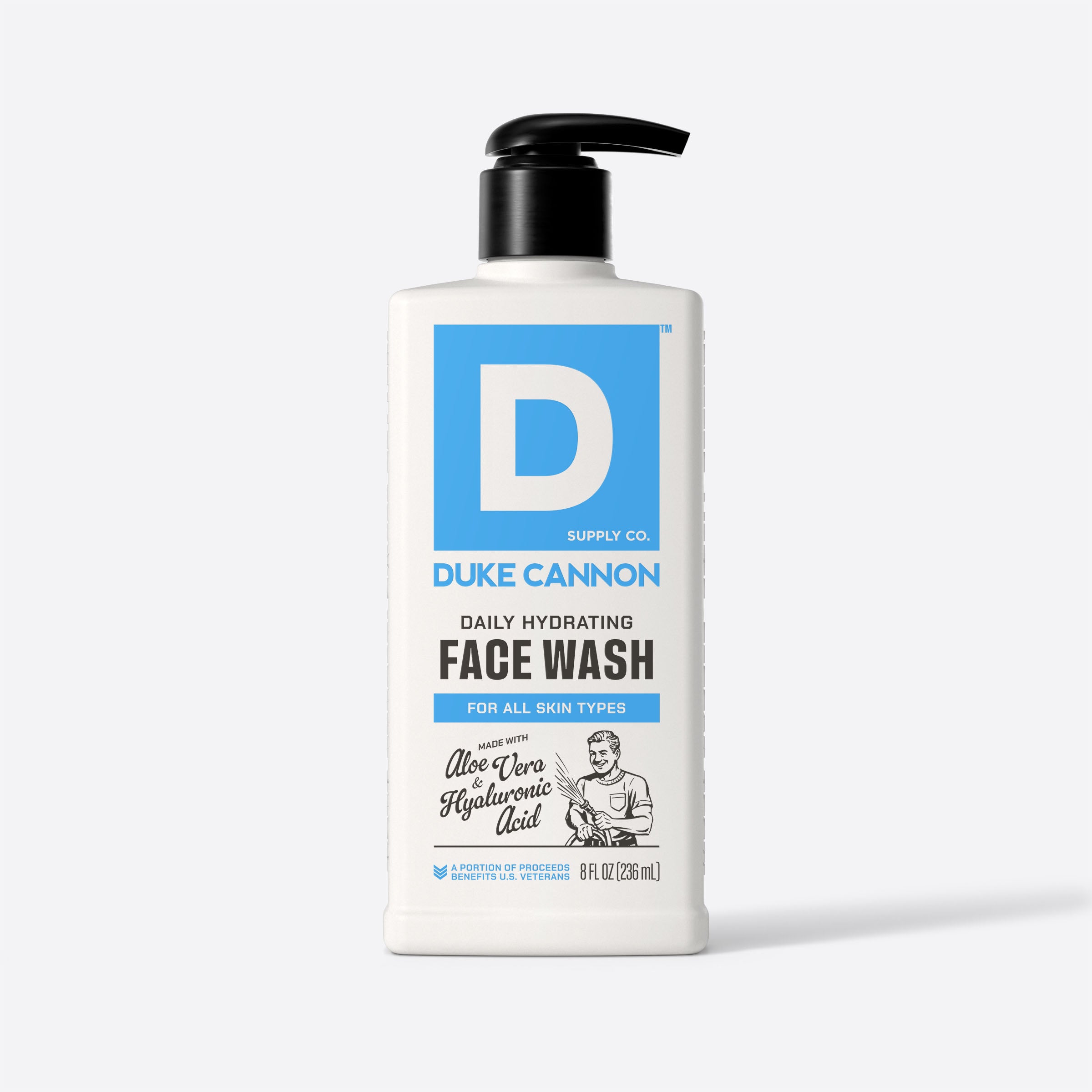 Duke Cannon Daily Hydrating Face Wash - 8 oz.