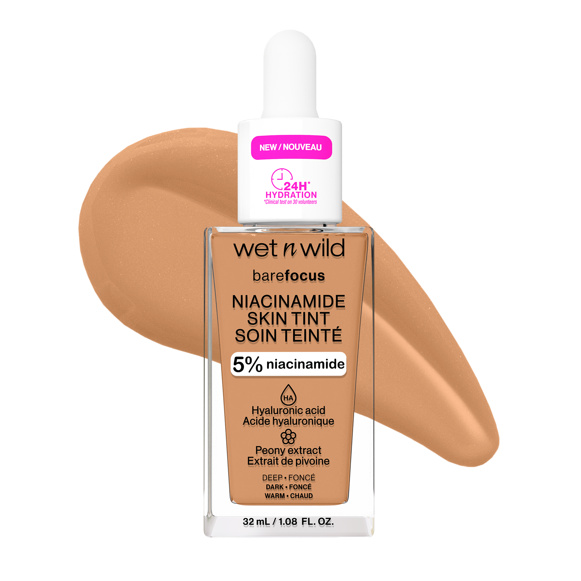 wet n wild Bare Focus Niacinamide Skin Tint | Deep