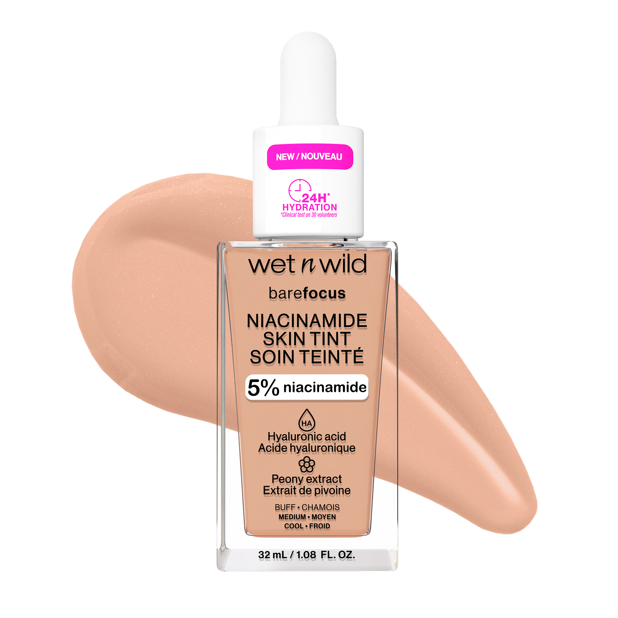 wet n wild Bare Focus Niacinamide Skin Tint | Buff