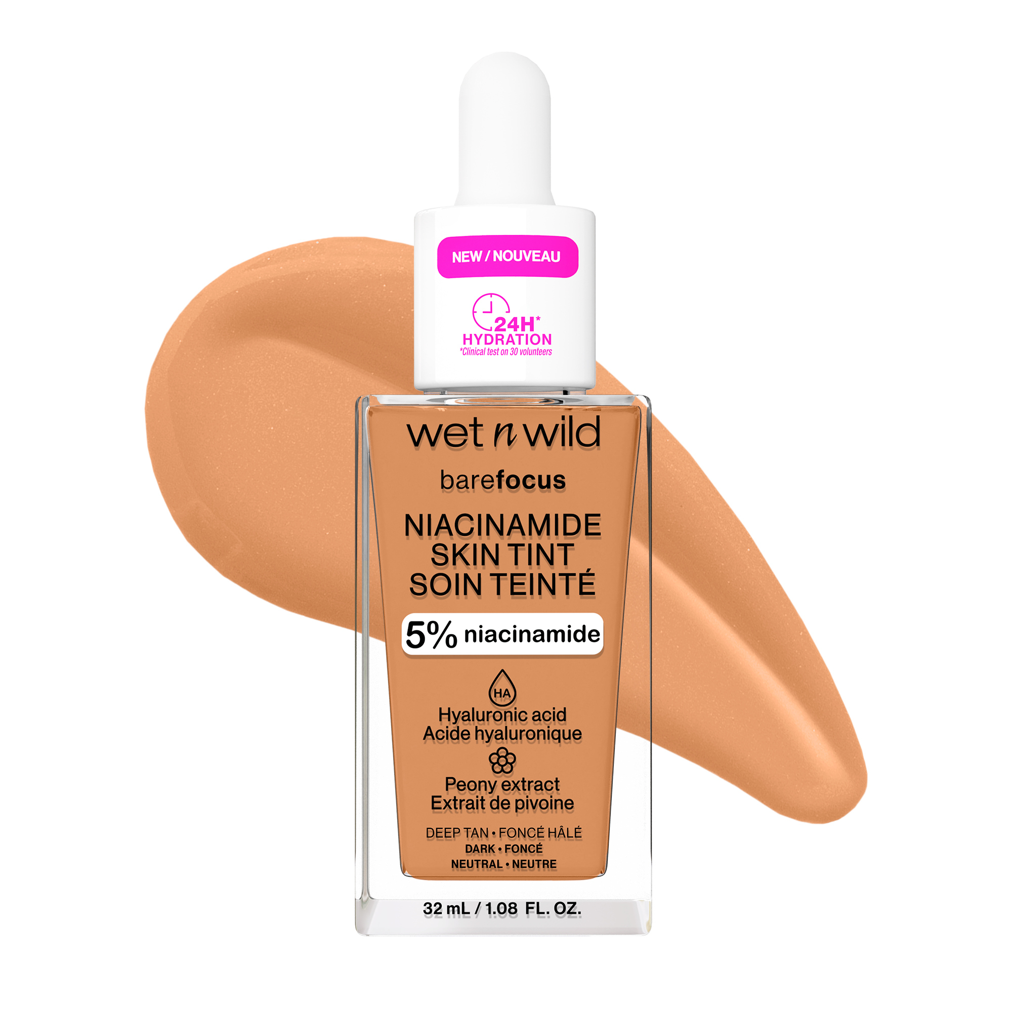 wet n wild Bare Focus Niacinamide Skin Tint | Deep Tan