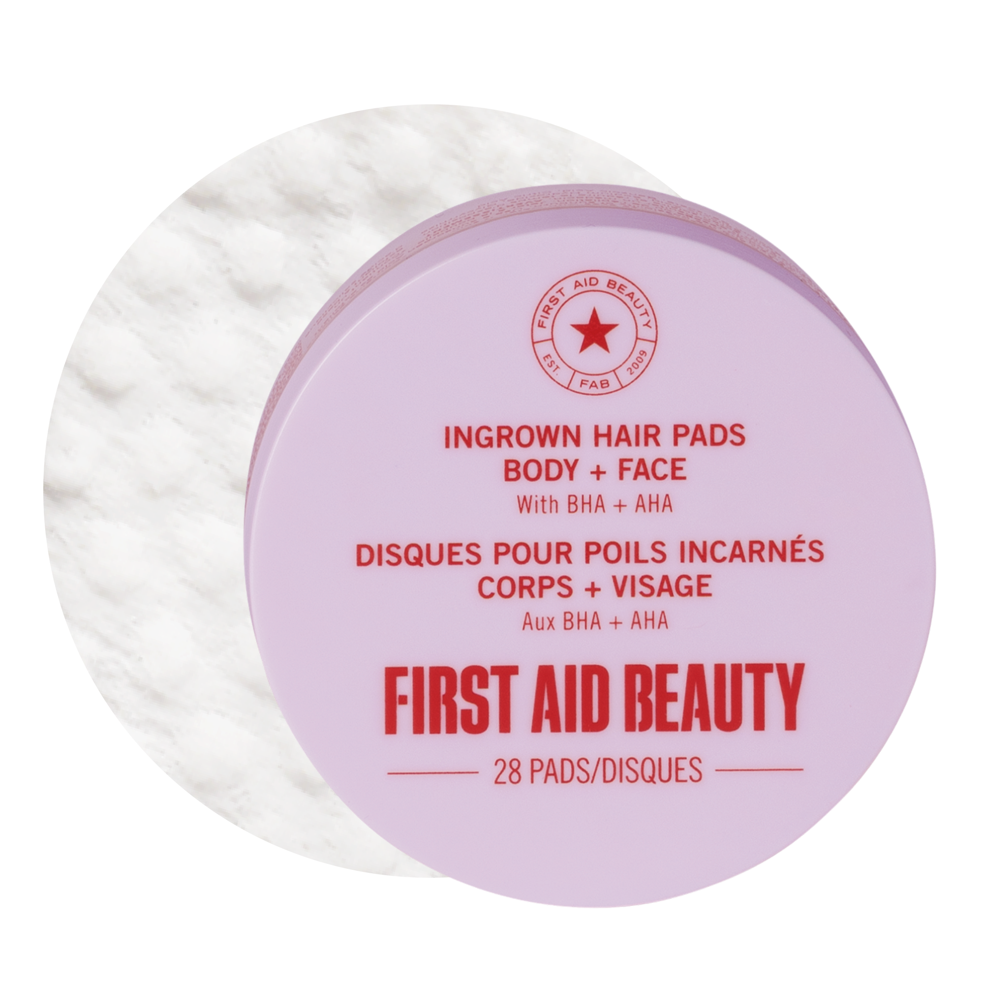 First Aid Beauty Ingrown Hair Pads with BHA + AHA Travel Size