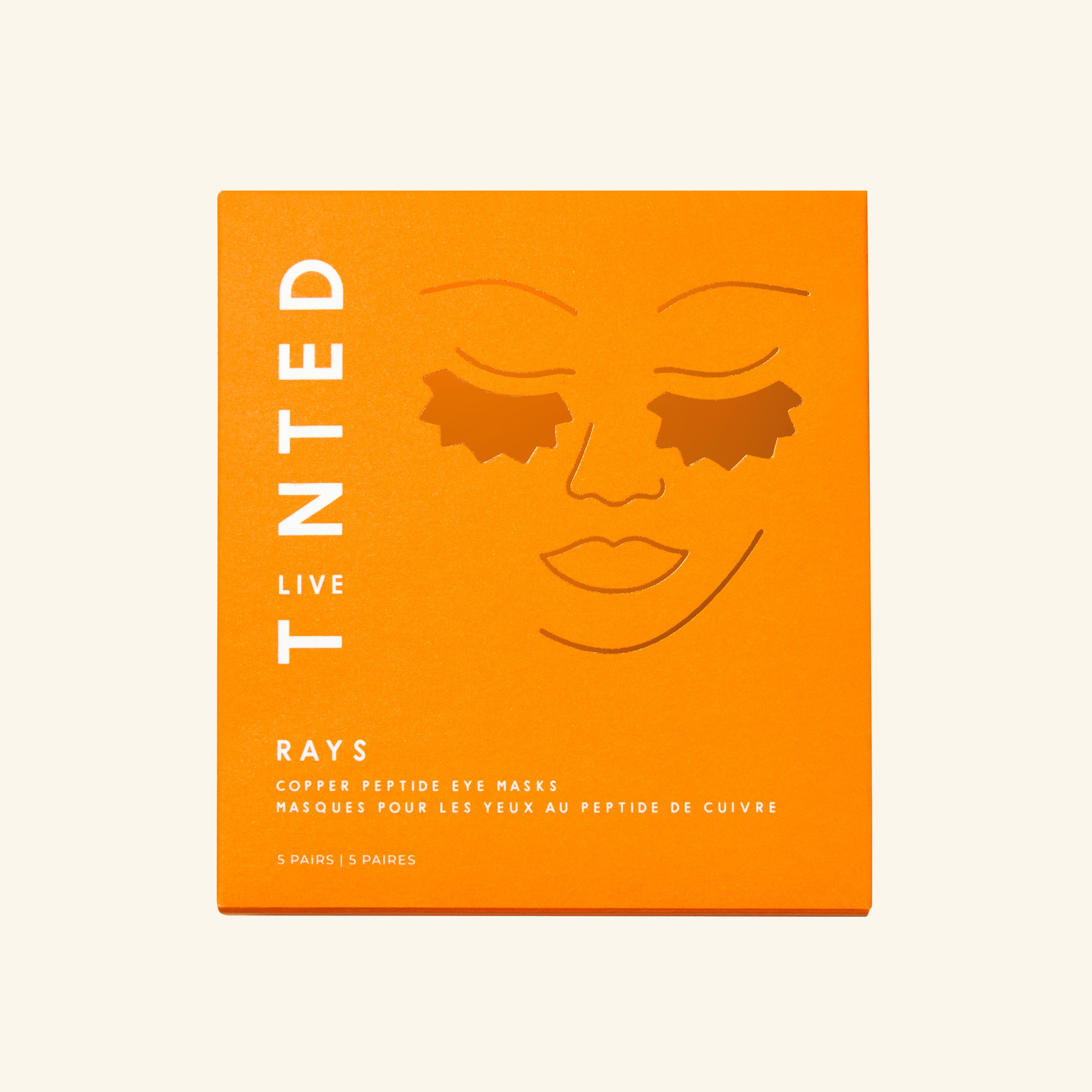 Live Tinted Rays Copper Peptide Eye Masks