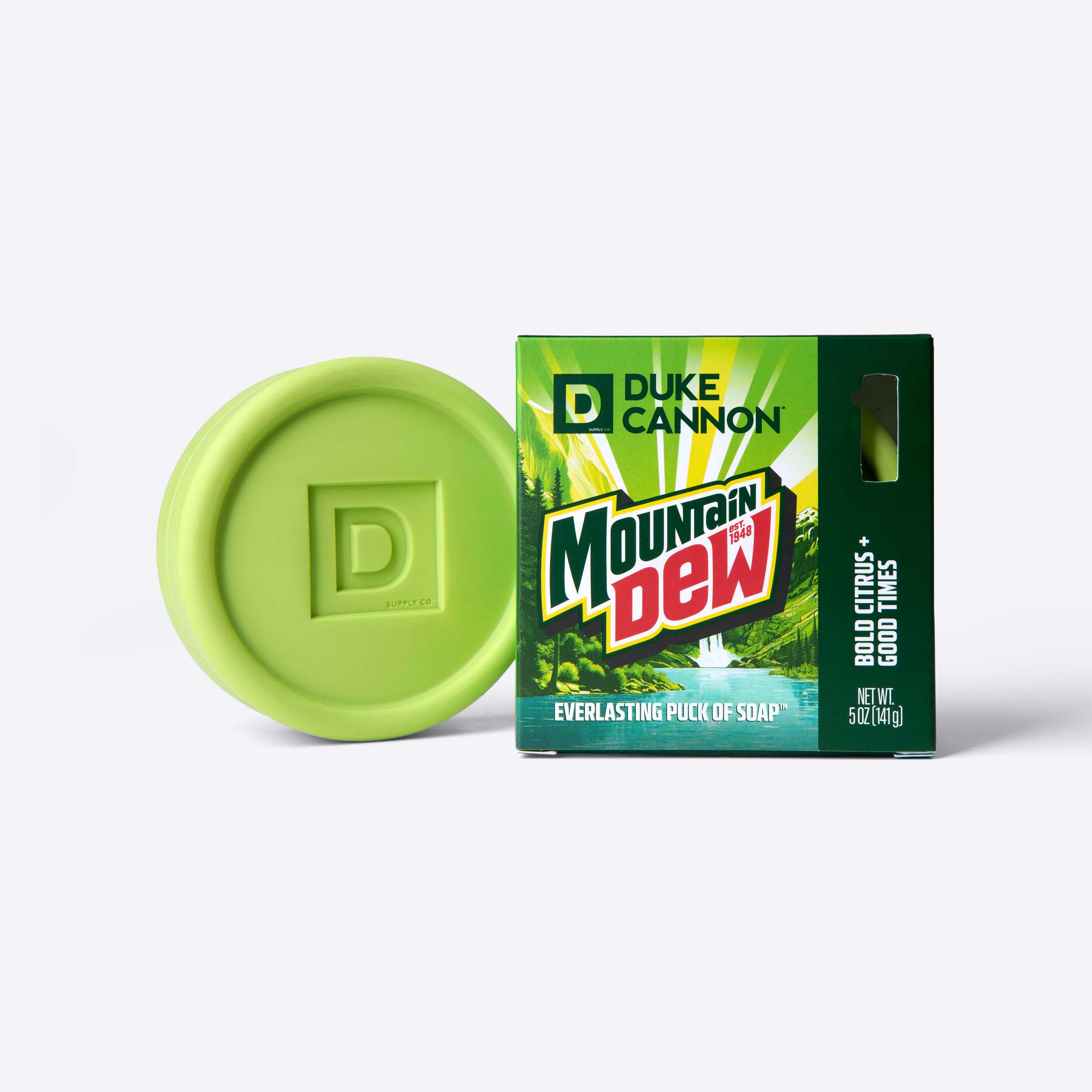 Duke Cannon Everlasting Puck of Soap™ - Mountain Dew®