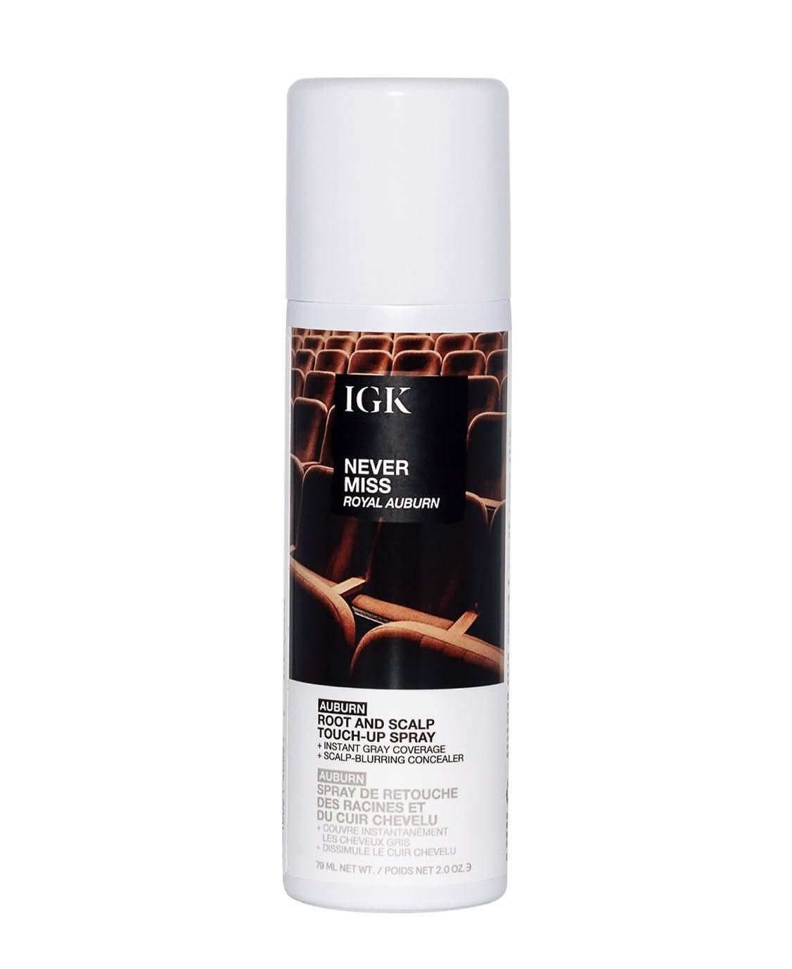 IGK Hair Never Miss Root and Scalp Touch-Up Spray - Auburn