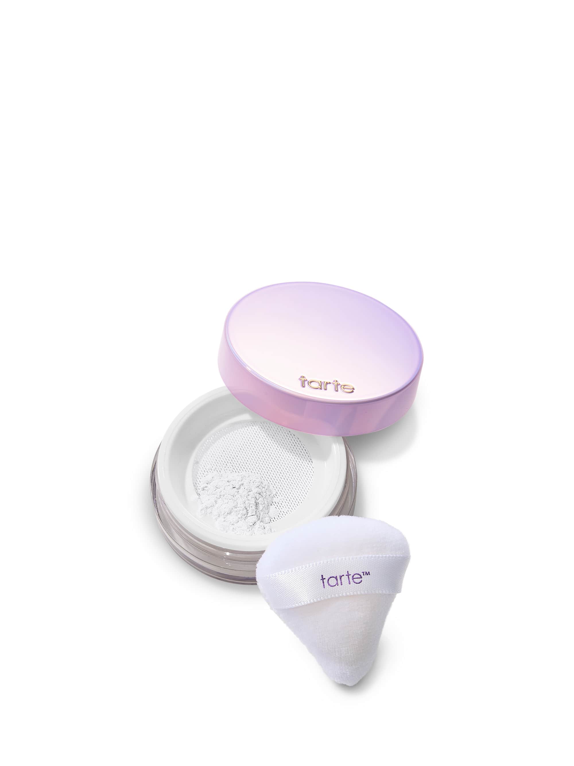 tarte travel-size creaseless setting & brightening powder
