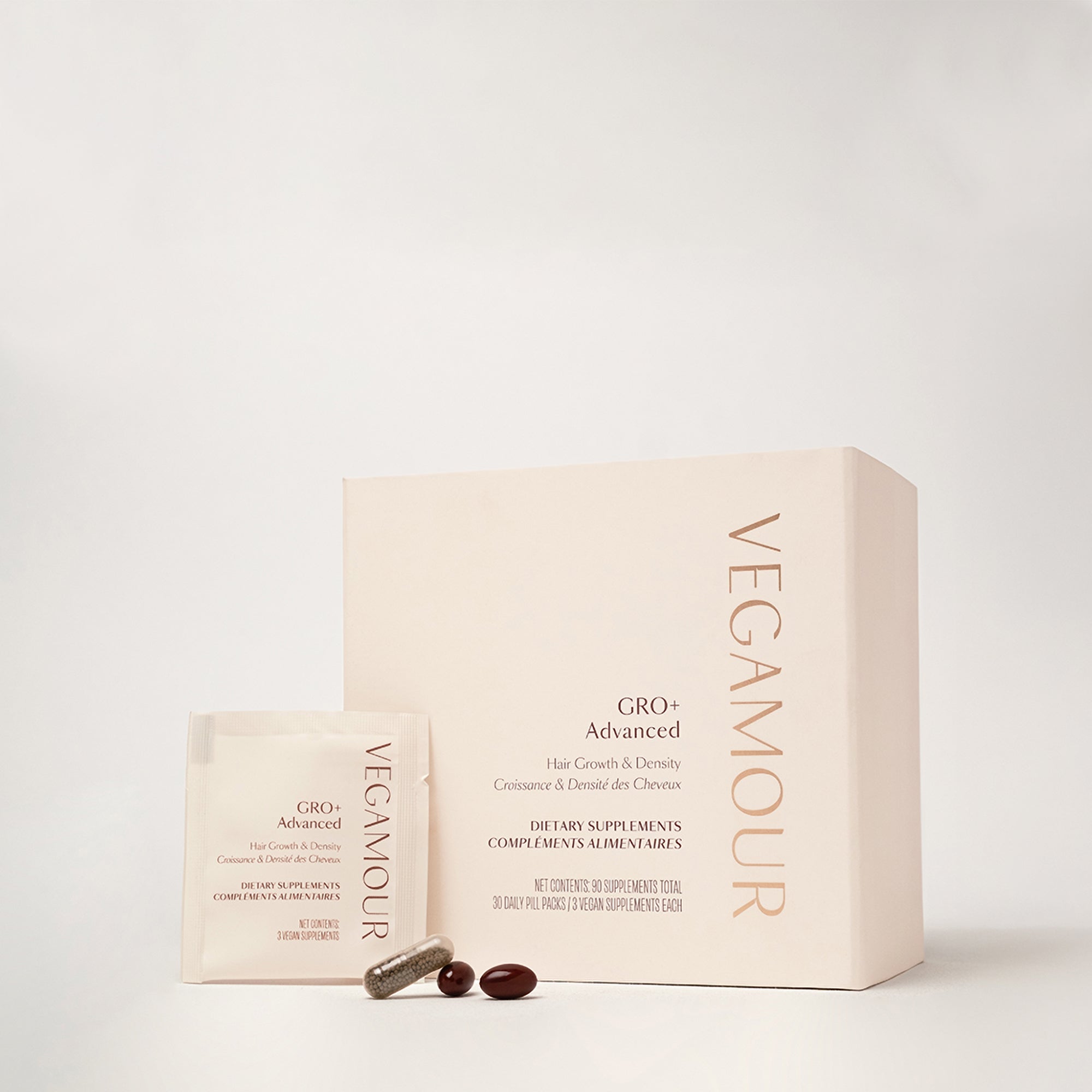 Vegamour GRO+ Advanced Hair Growth & Density Supplements