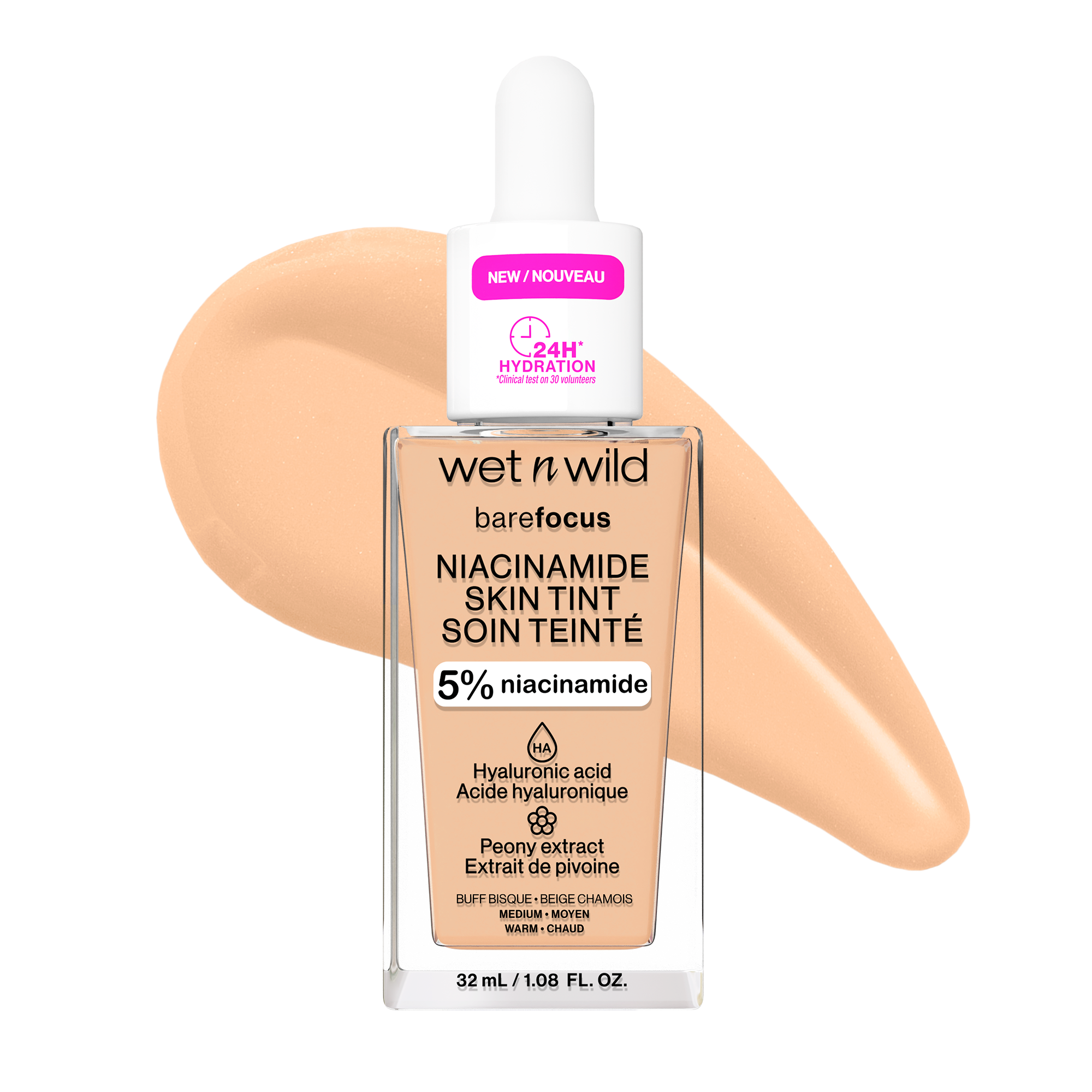 wet n wild Bare Focus Niacinamide Skin Tint | Buff Bisque