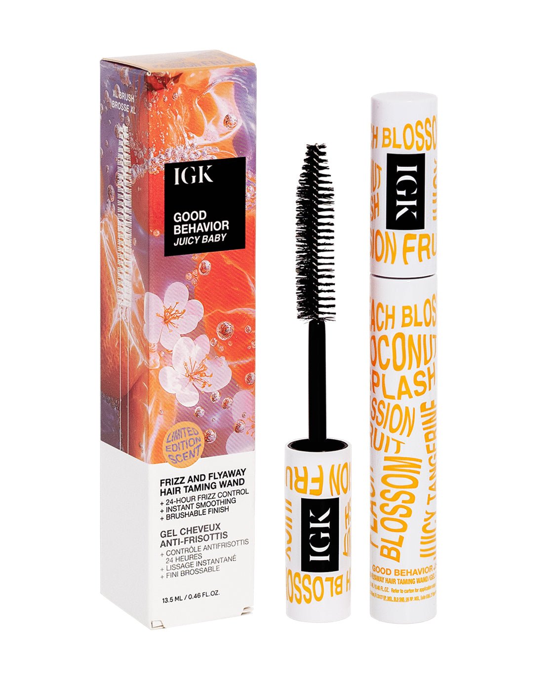 IGK Hair Good Behavior Frizz and Flyaway Lightweight Gel Hair Taming Wand, Juicy Baby Scent