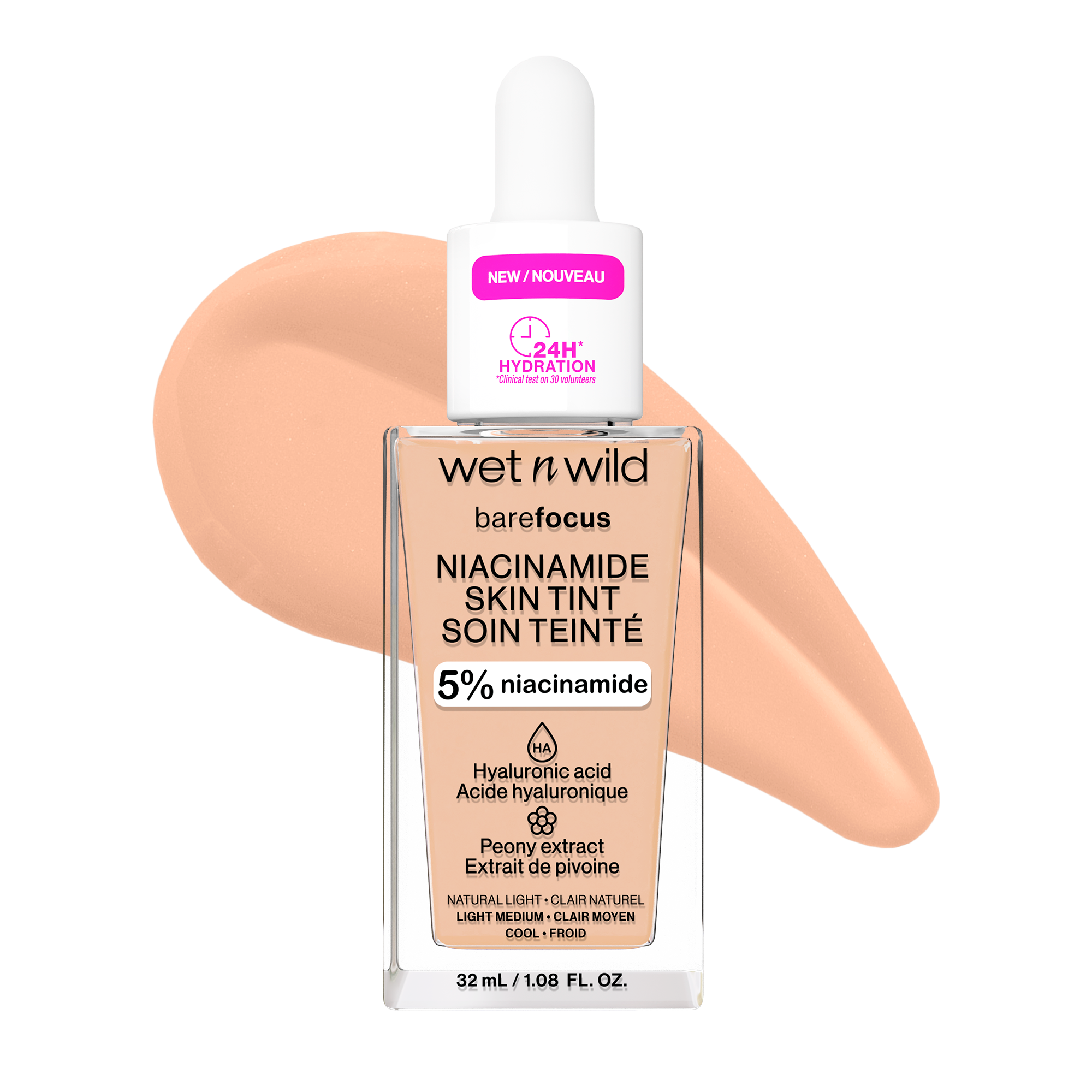 wet n wild Bare Focus Niacinamide Skin Tint | Natural Light