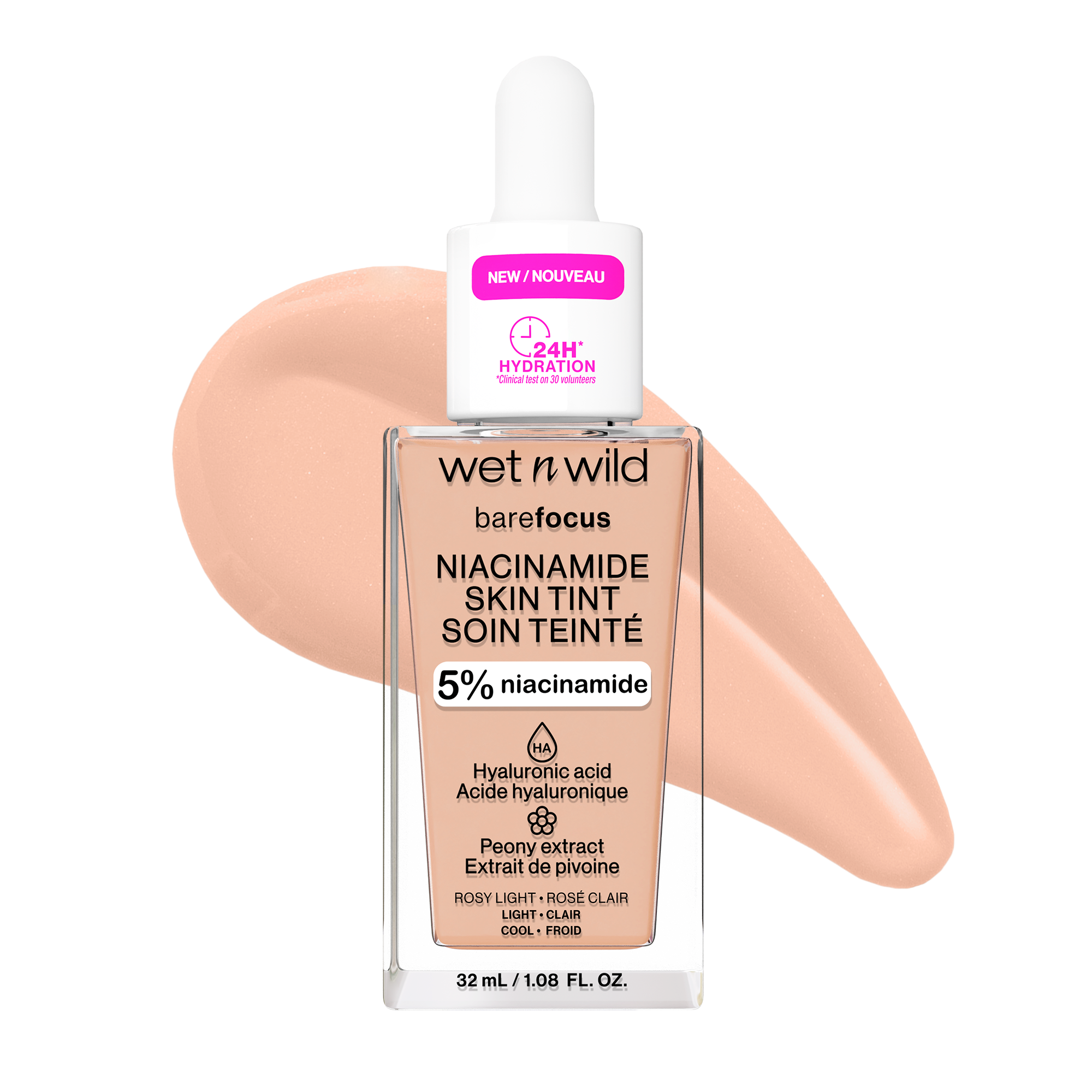 wet n wild Bare Focus Niacinamide Skin Tint | Rosy Light