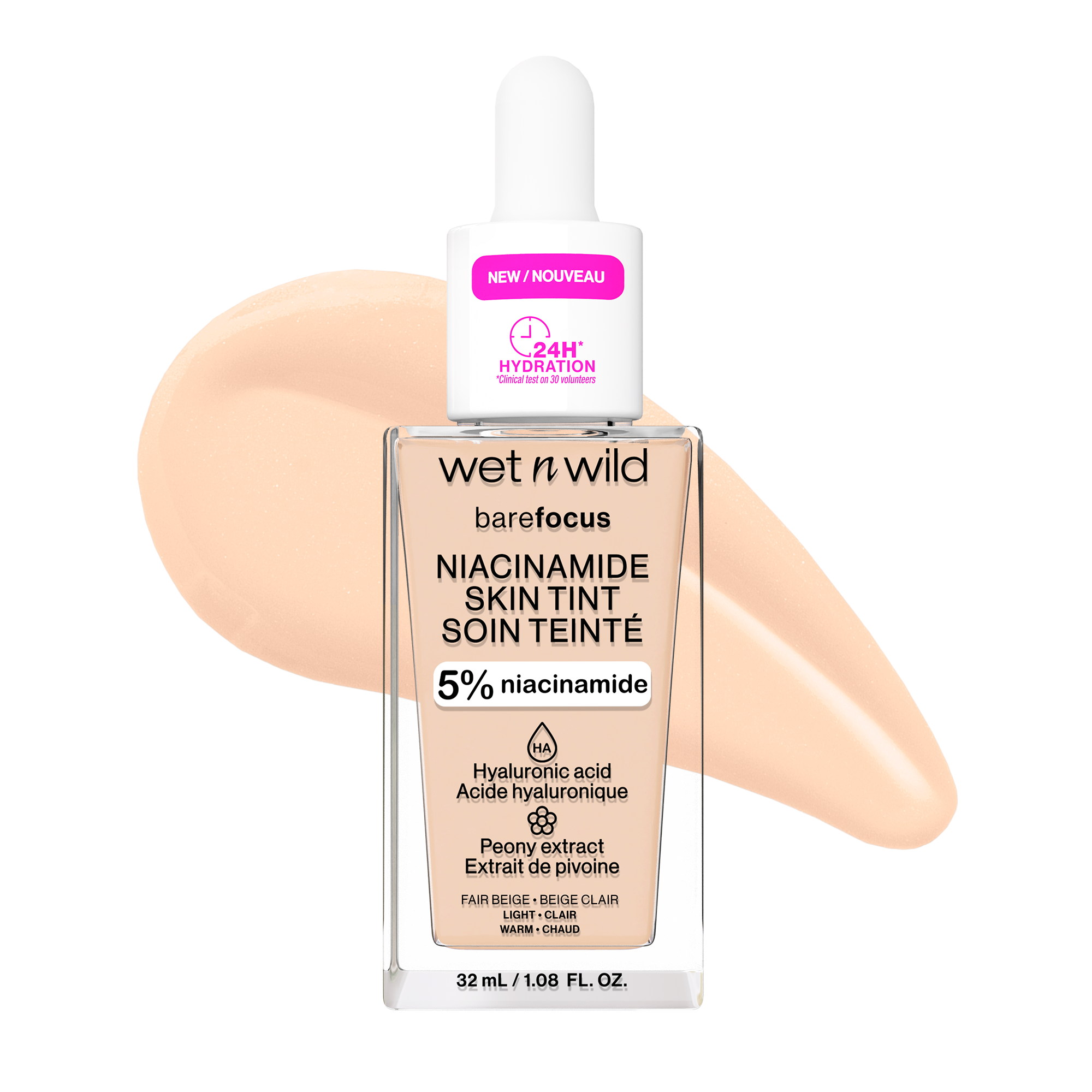 wet n wild Bare Focus Niacinamide Skin Tint | Fair Beige