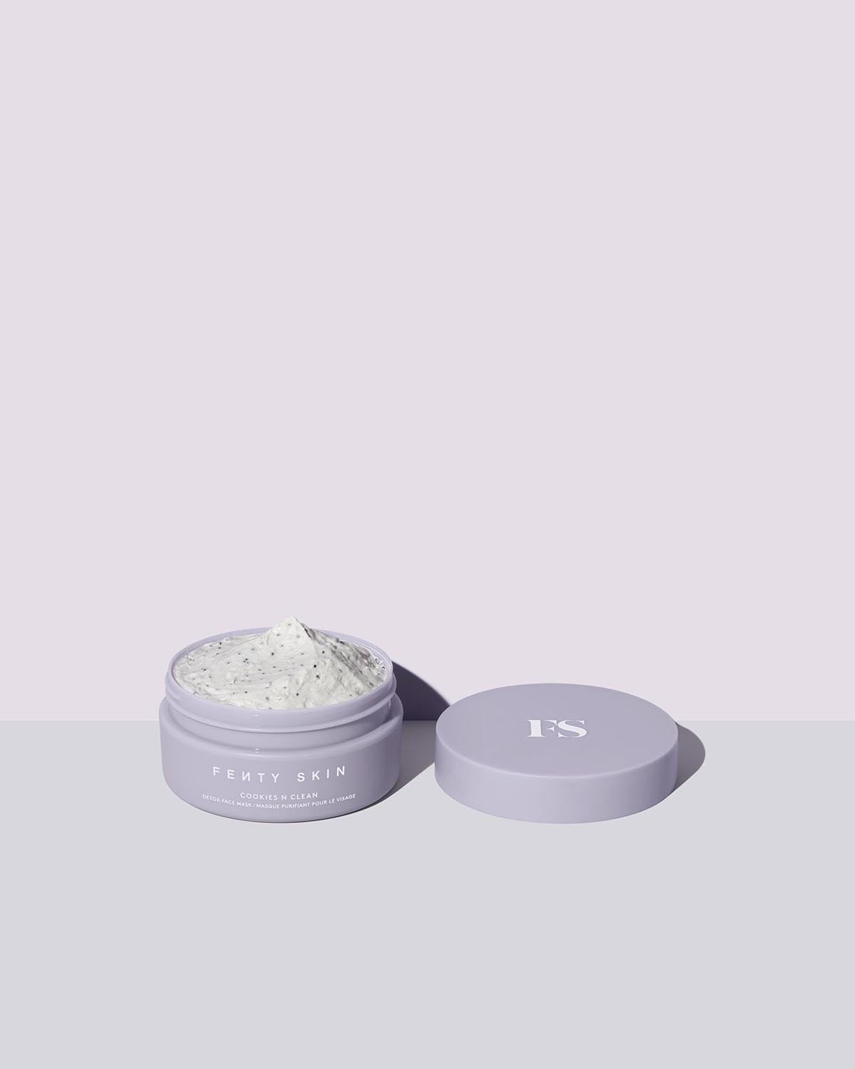 Fenty Cookies N Clean Whipped Clay Pore Detox Face Mask With Salicylic Acid + Charcoal