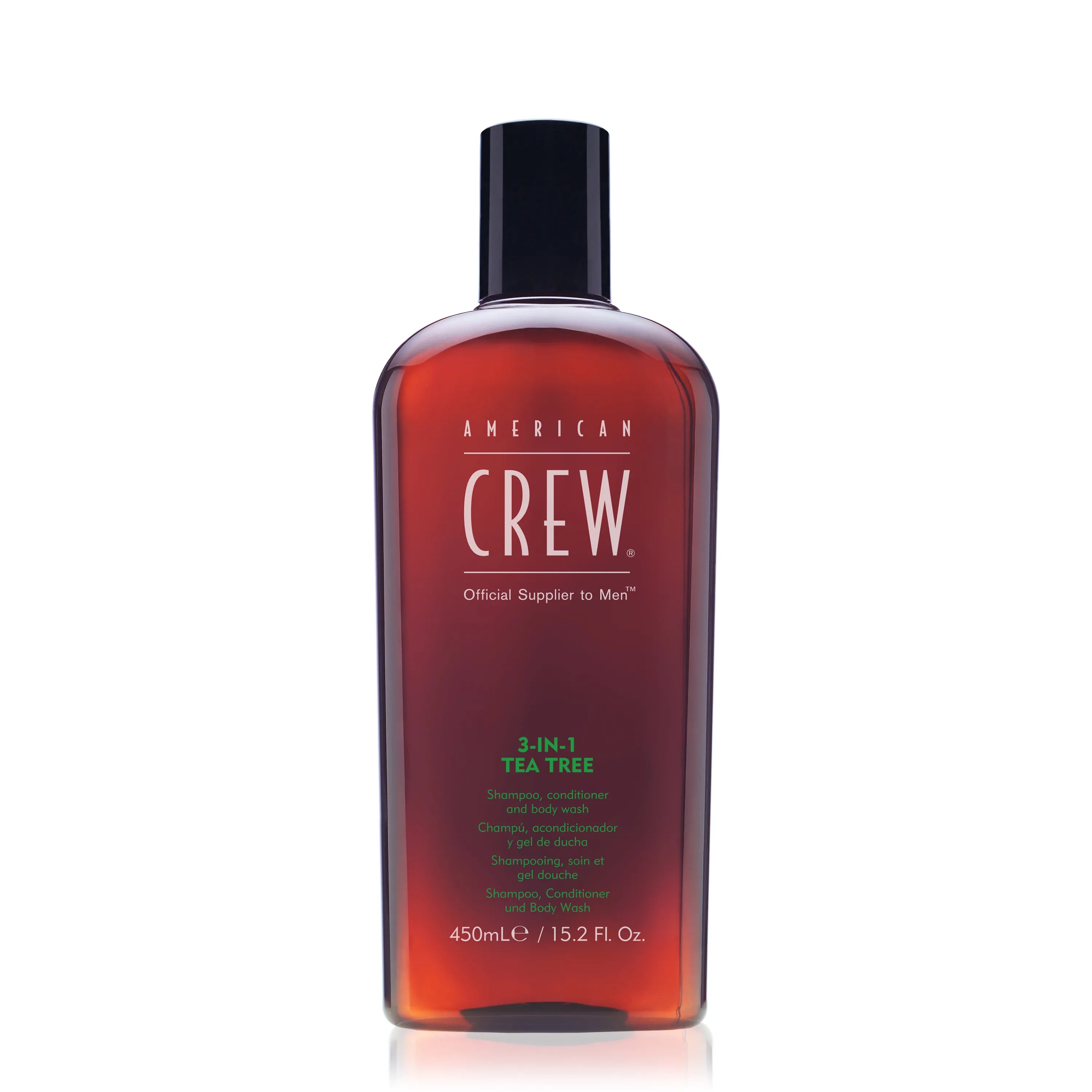 American Crew 3-IN-1 TEA TREE SHAMPOO, CONDITIONER & BODY WASH FOR MEN
