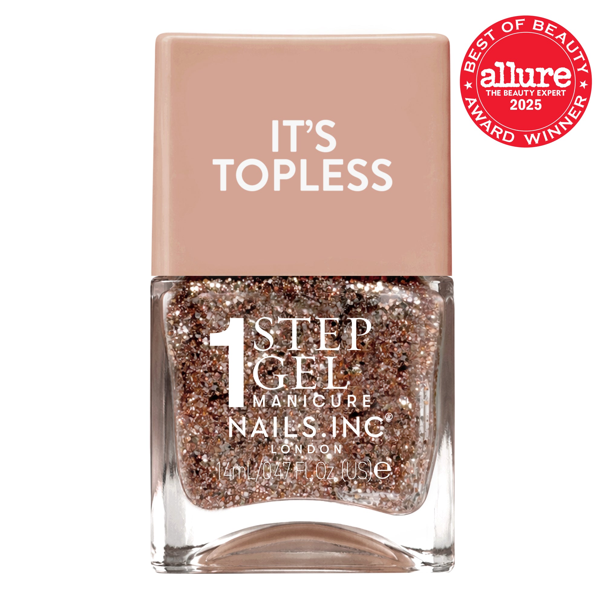 Nails.INC Gia – 1-Step Gel It's Topless Nail Polish
