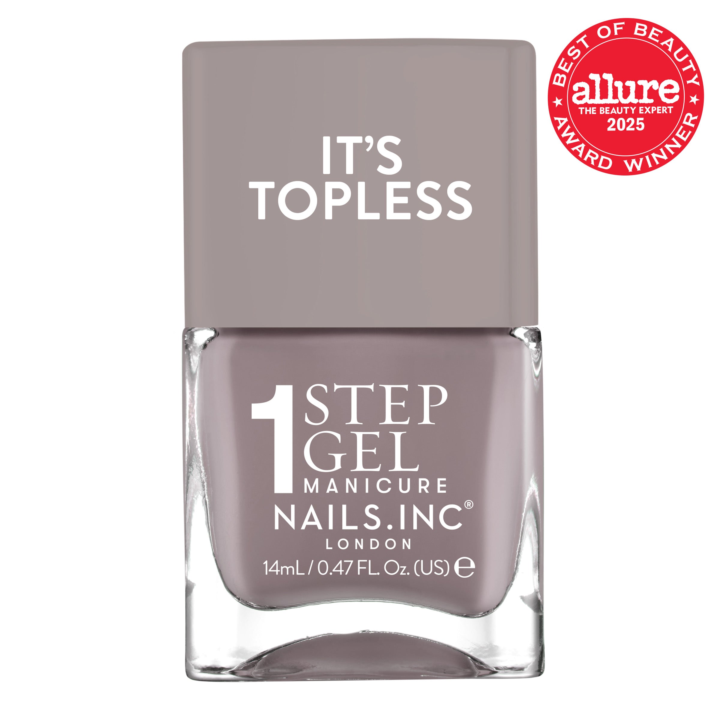 Nails.INC Megan 1-Step Gel It's Topless Nail Polish