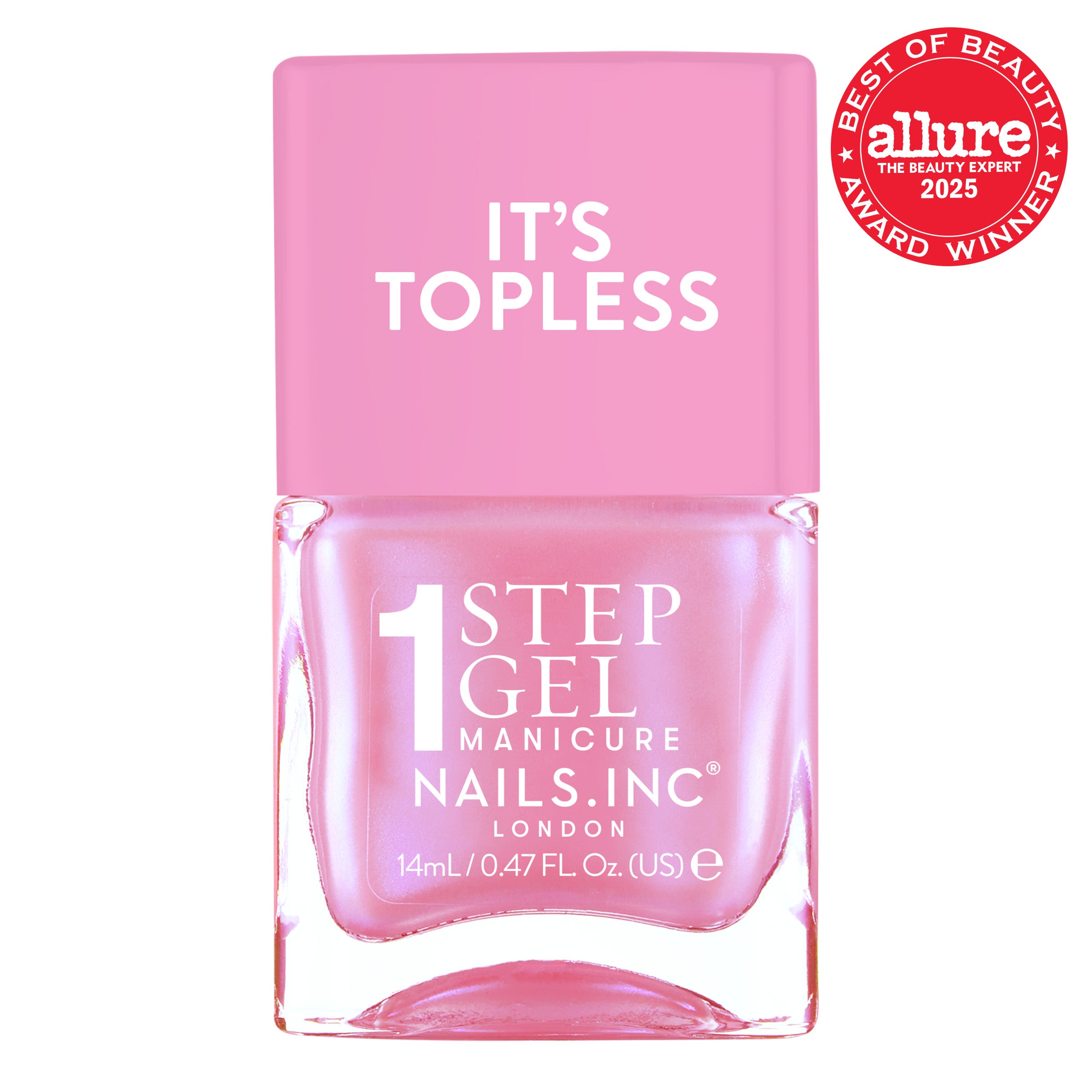 Nails.INC Addison 1-Step Gel It's Topless Nail Polish