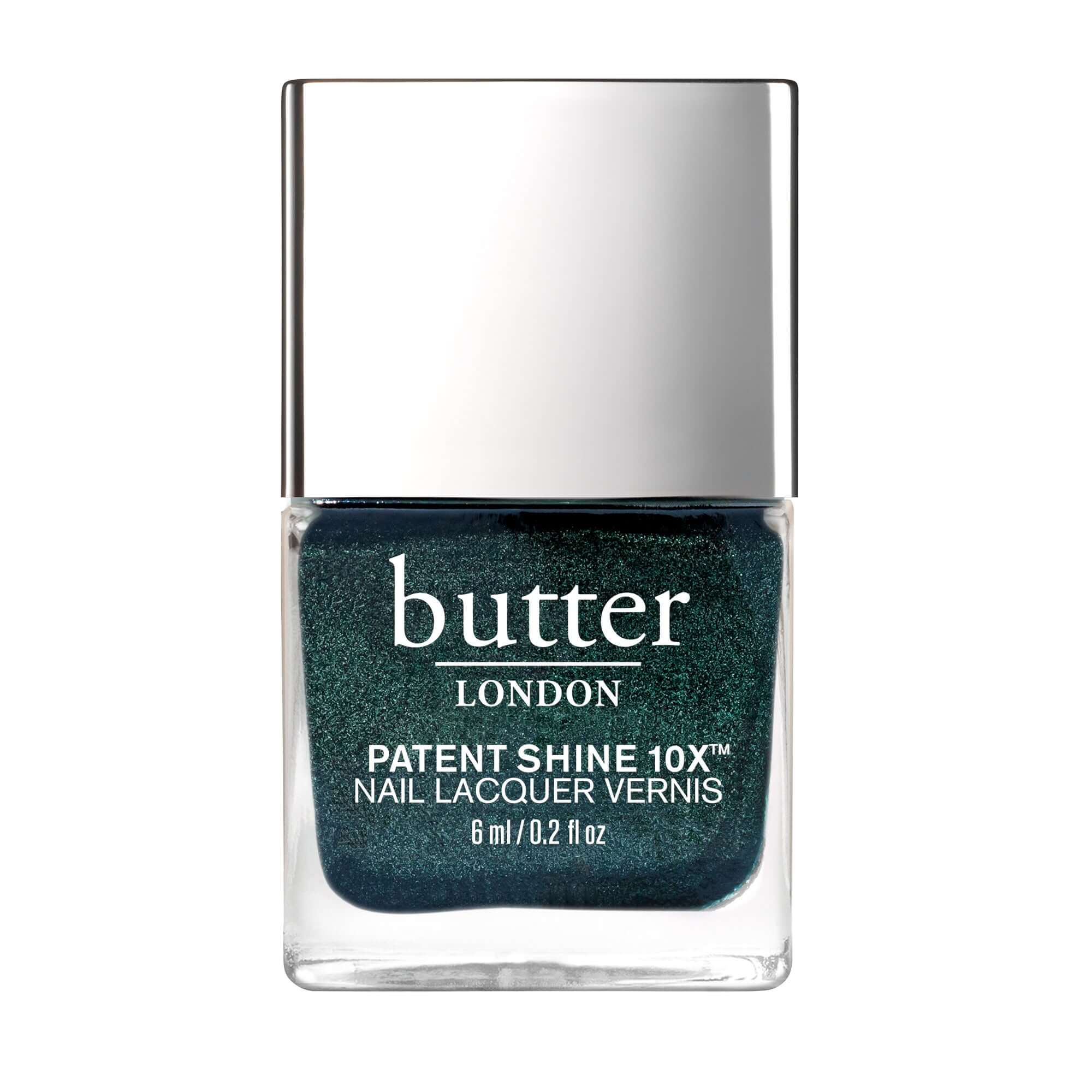 Butter London Patent Shine 10X Nail Lacquer - Royal Emerald, 0.2 fl oz