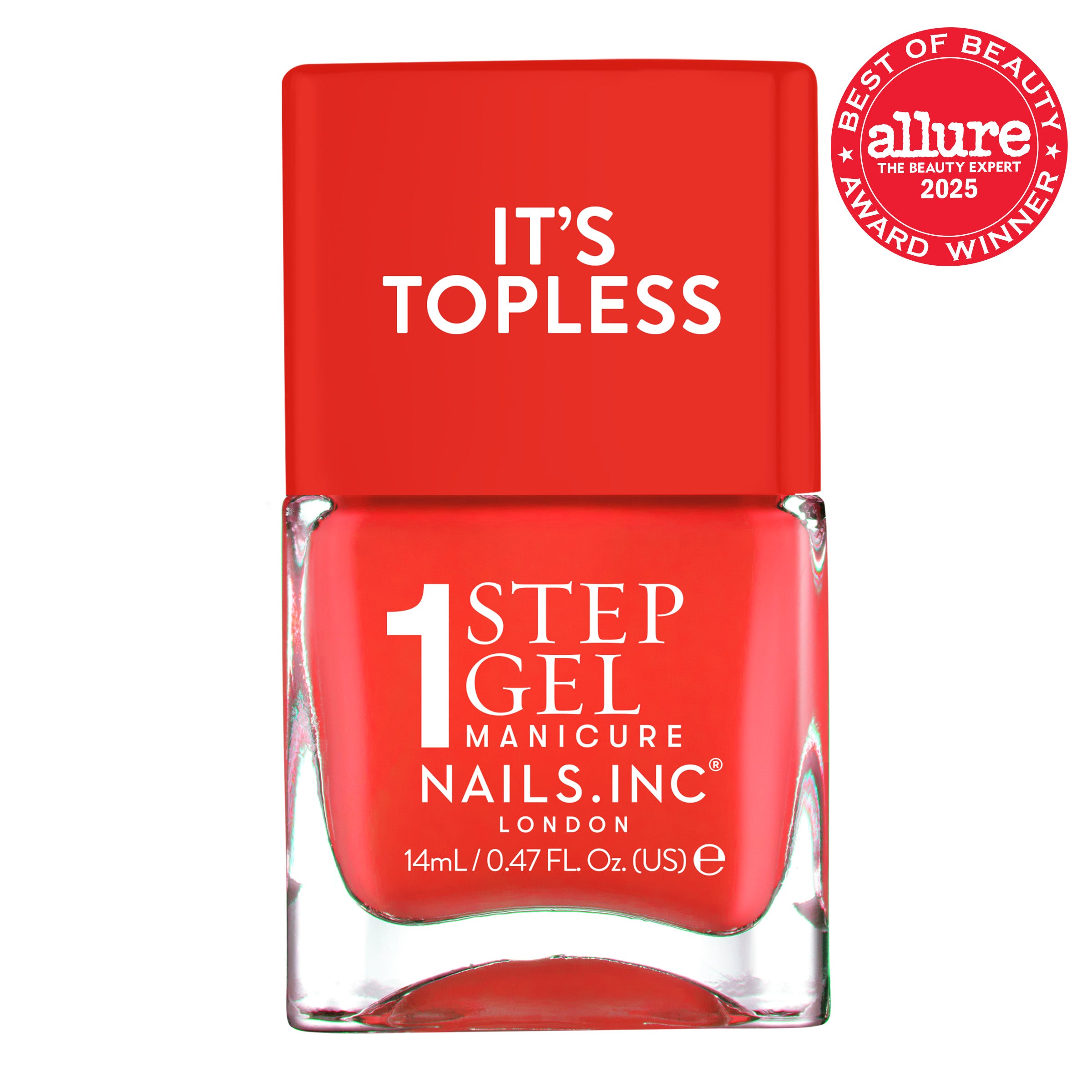 Nails.INC Jennifer 1-Step Gel It's Topless Nail Polish