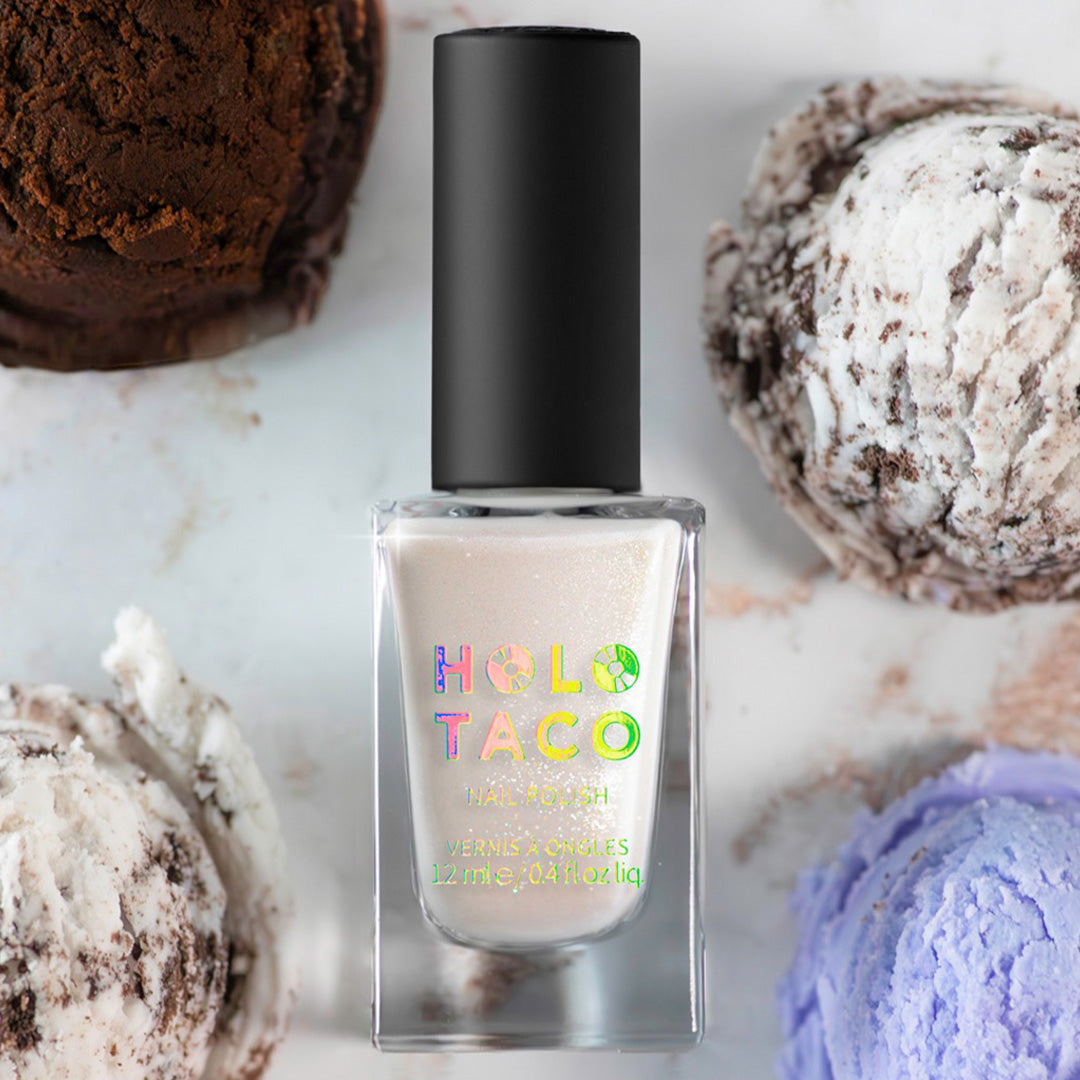 Holo Taco Milky White Shimmer