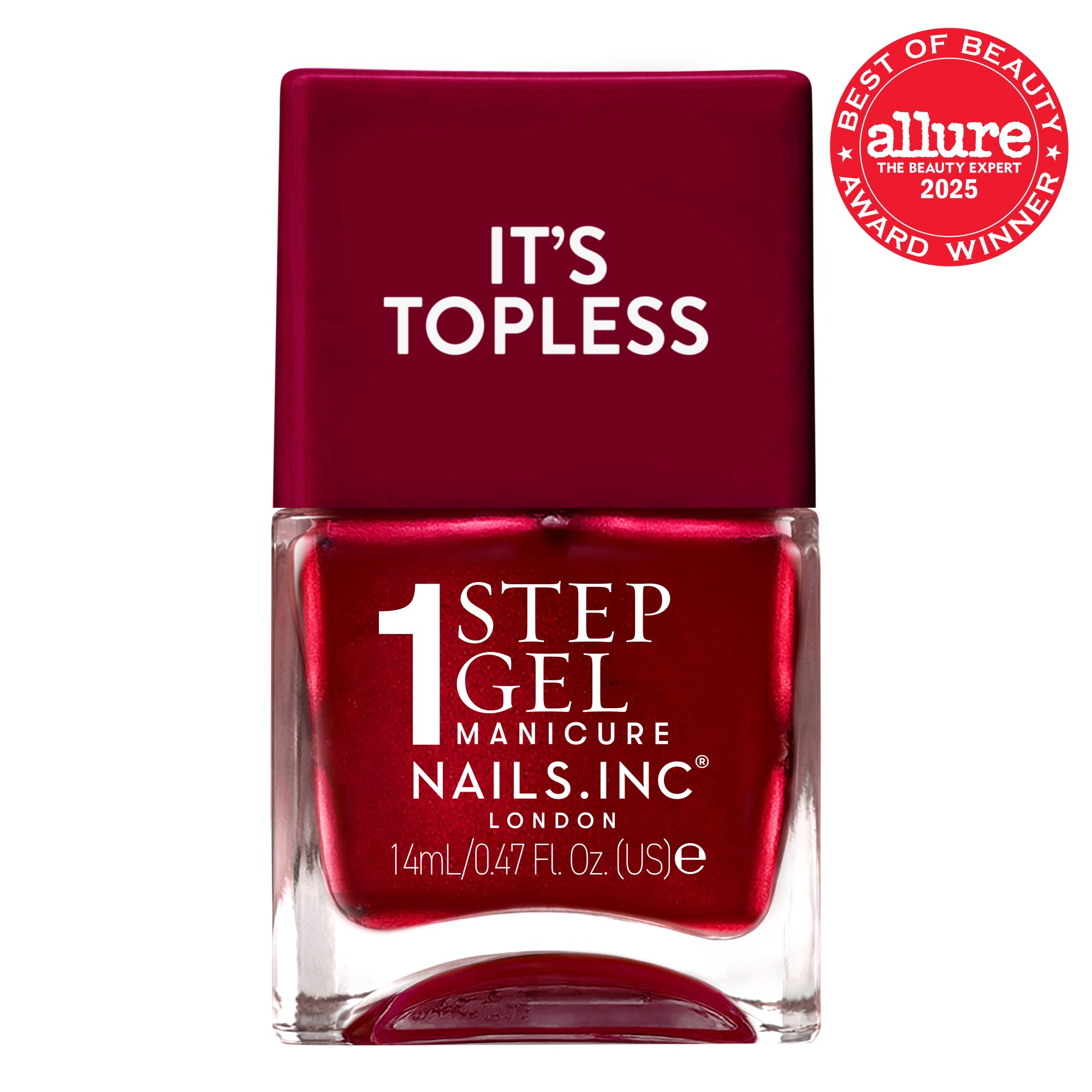Nails.INC Poppy – 1-Step Gel It's Topless Nail Polish