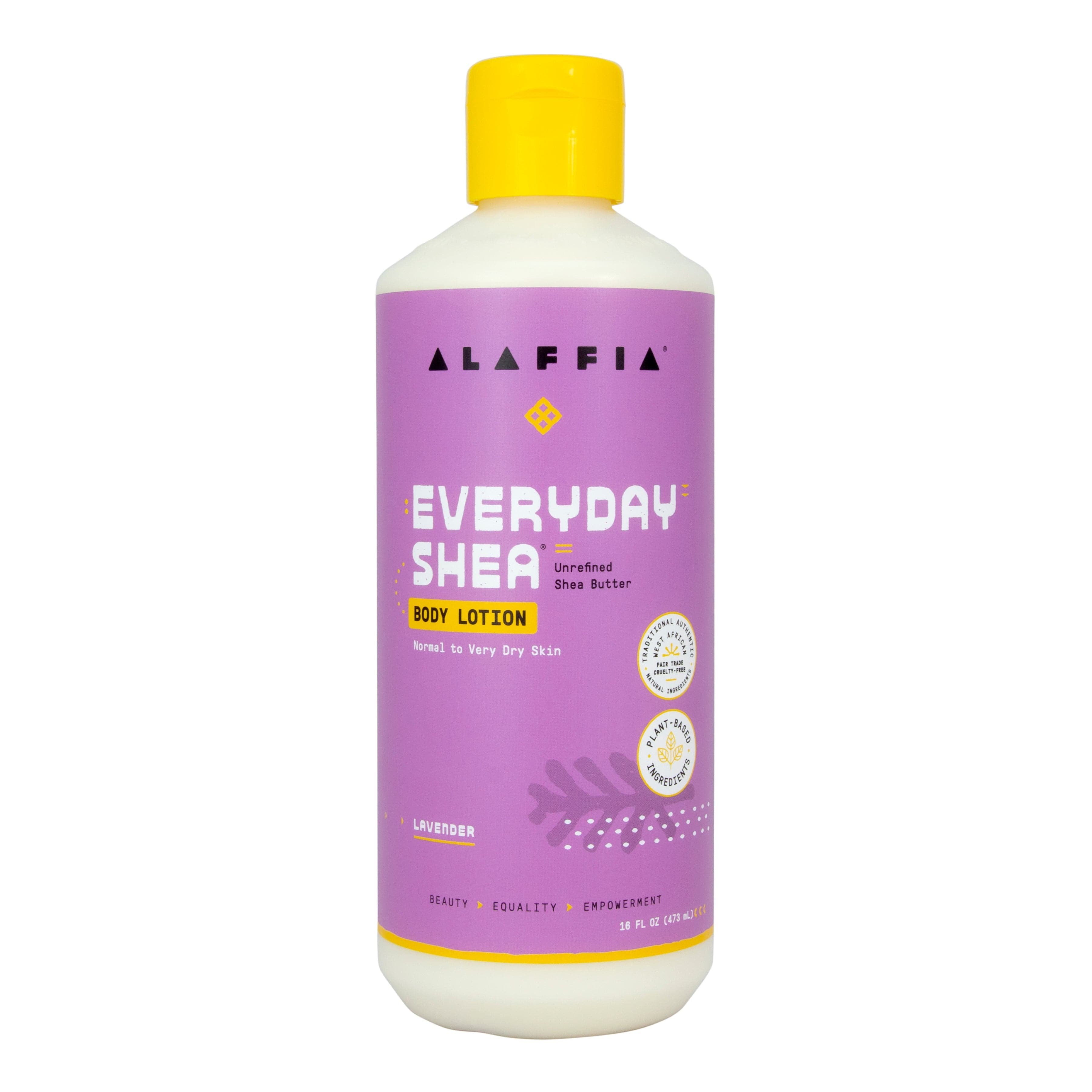 Alaffia EveryDay Shea Body Lotion - Lavender 16 oz