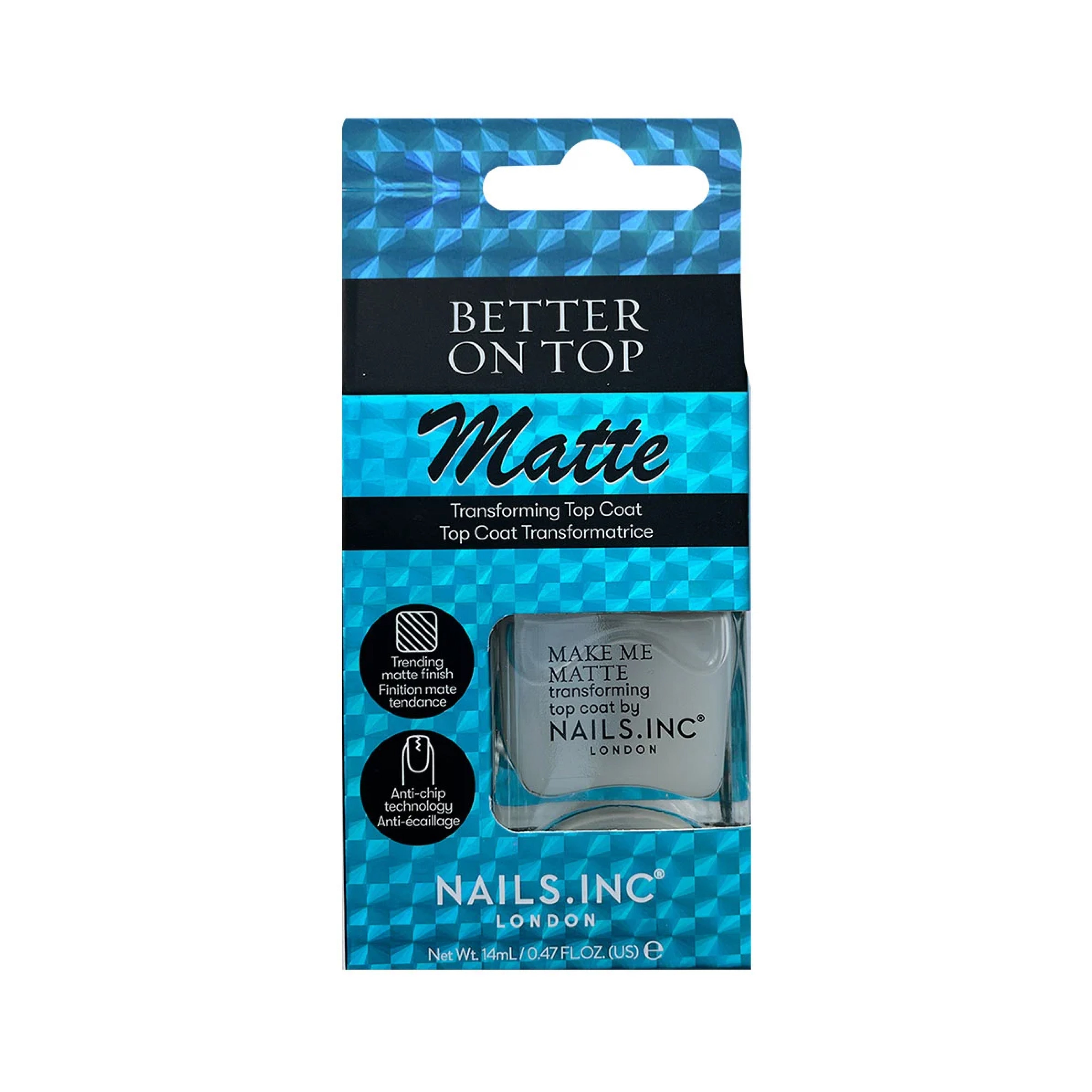 Nails.INC Better On Top Quick-Drying Top Coat - Matte