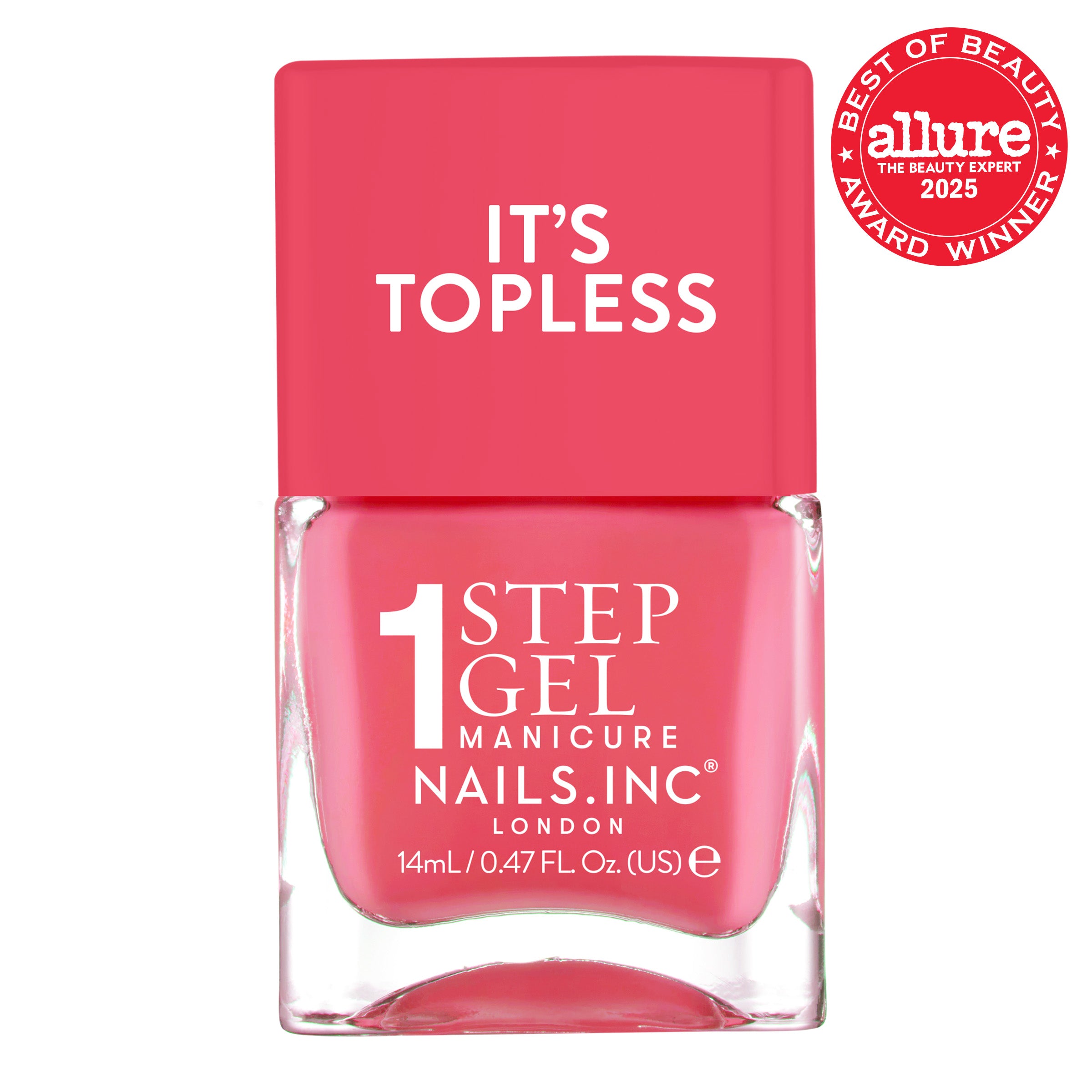 Nails.INC Sofia 1-Step Gel It's Topless Nail Polish
