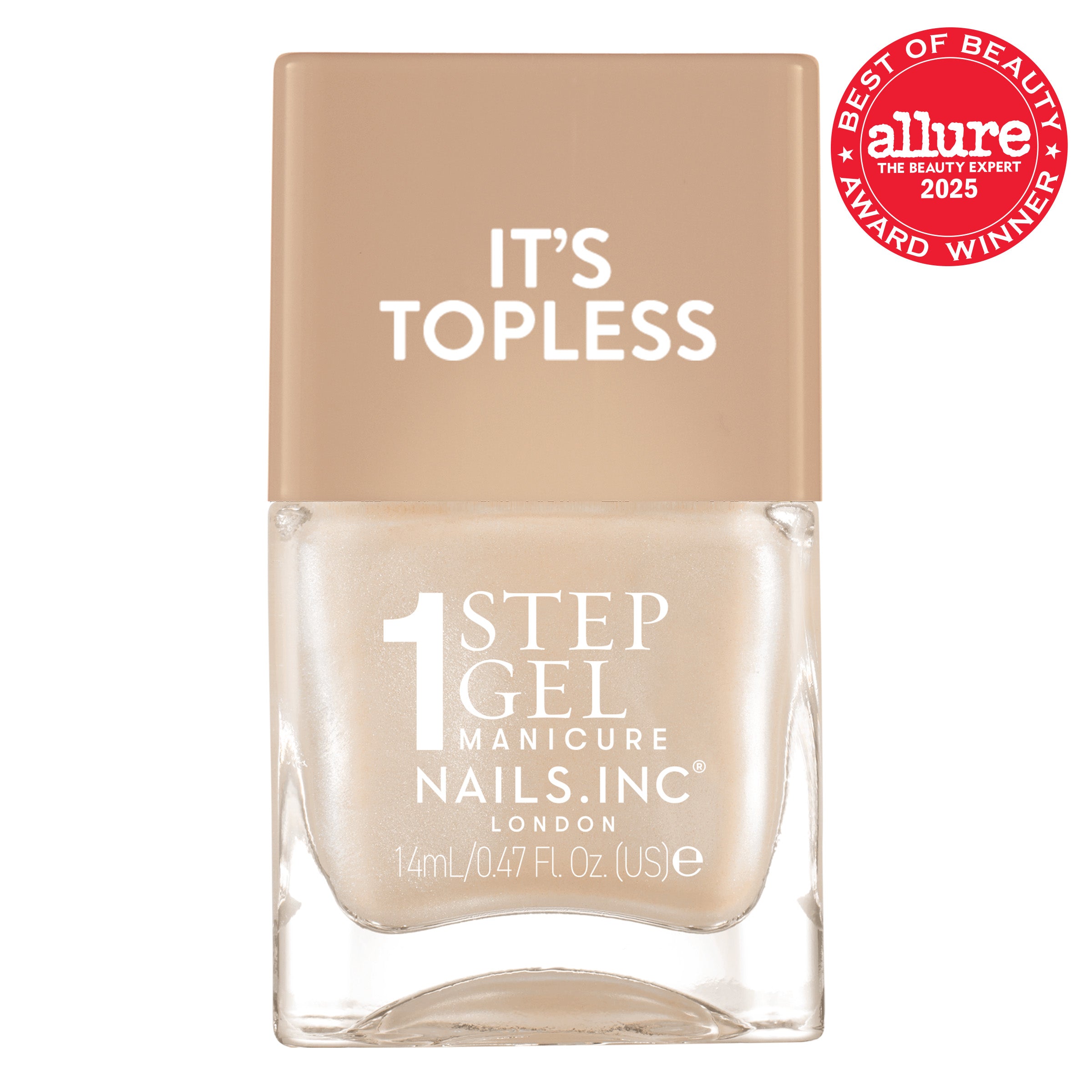 Nails.INC Demi – 1-Step Gel It's Topless Nail Polish