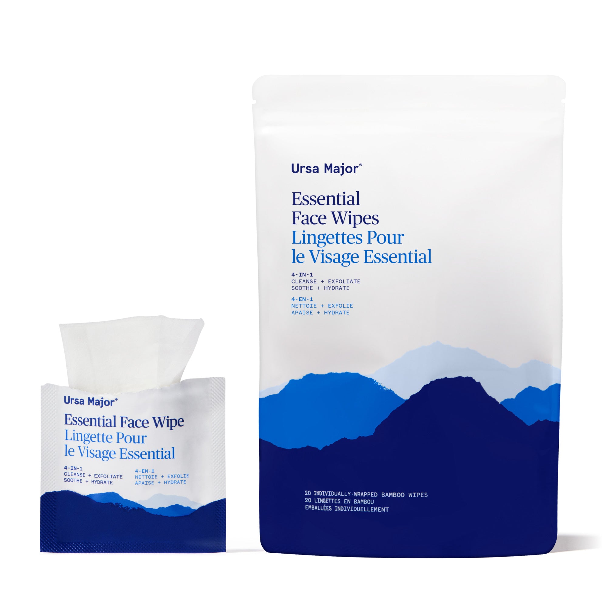 Ursa Major Essential Face Wipes 20-COUNT