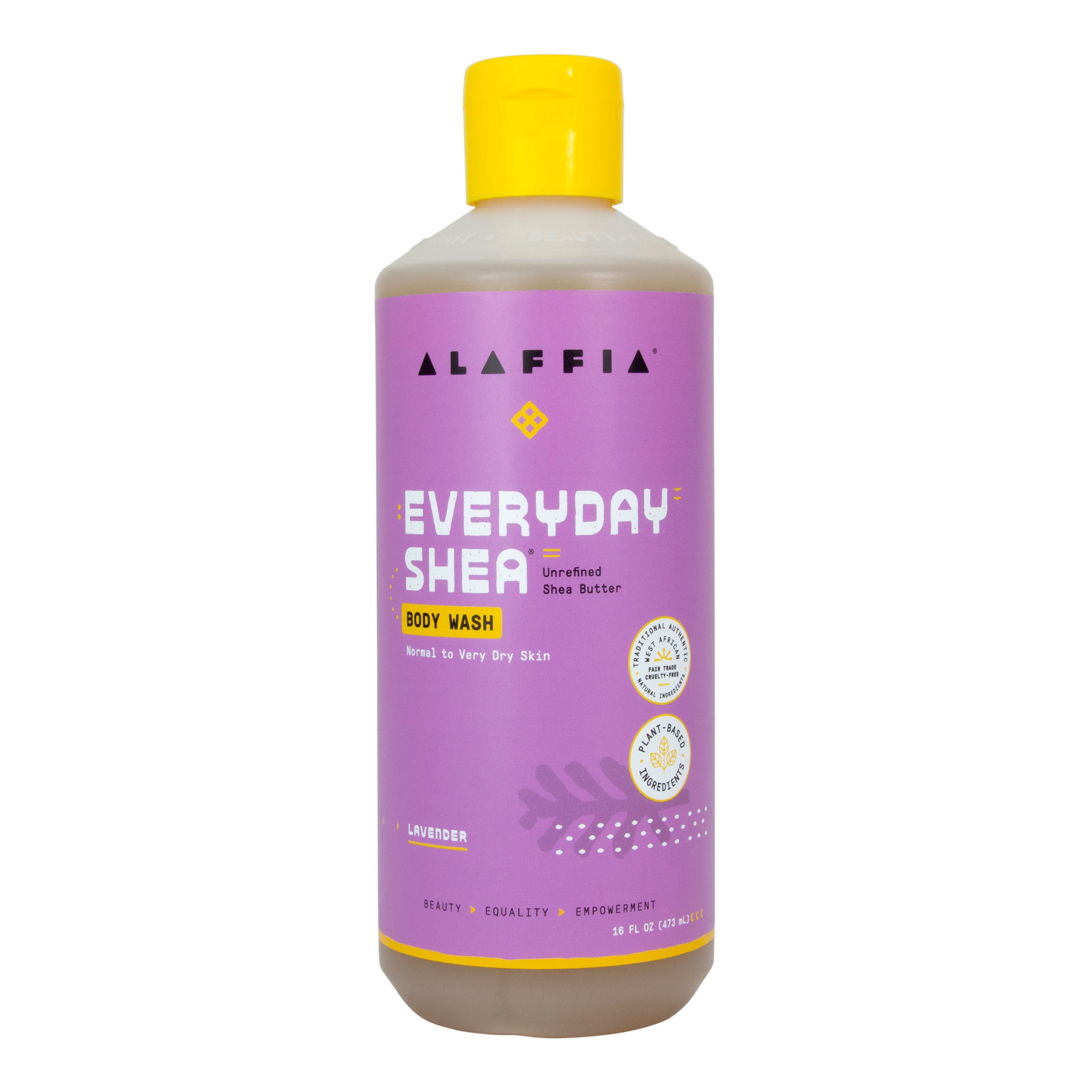 Alaffia EveryDay Shea Body Wash - Lavender 16 oz