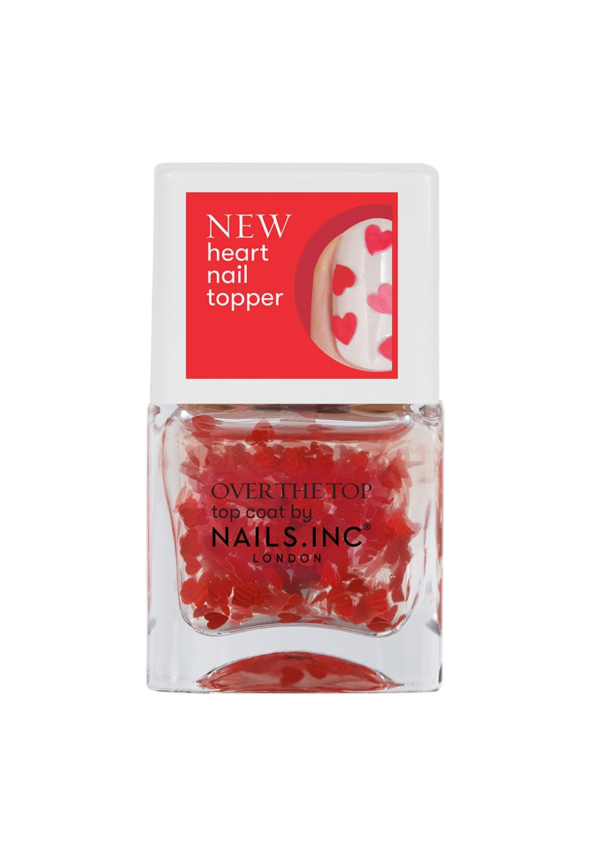Nails.INC Loving In London Heart Confetti Topper Nail Polish