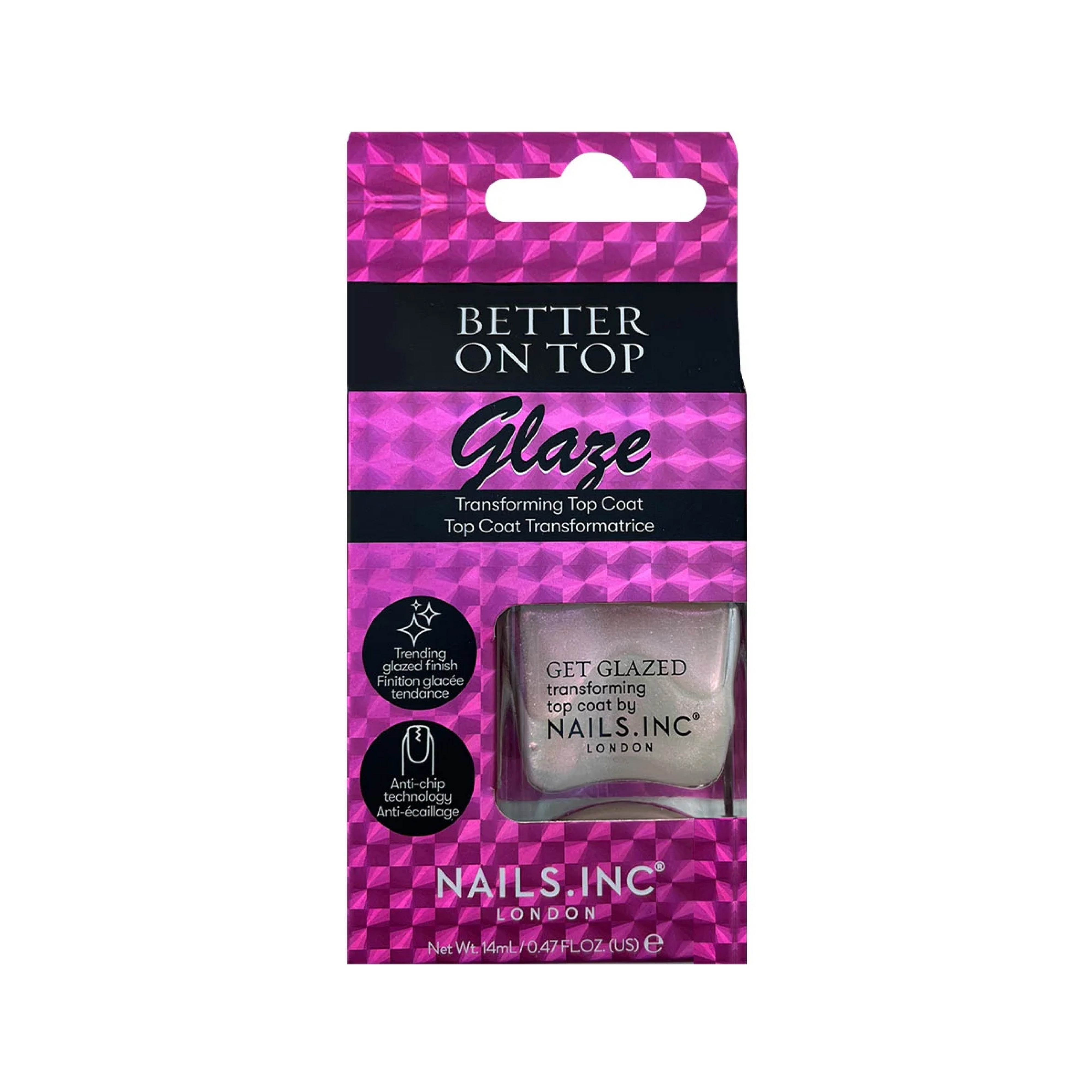 Nails.INC Better On Top Quick-Drying Top Coat - Glaze